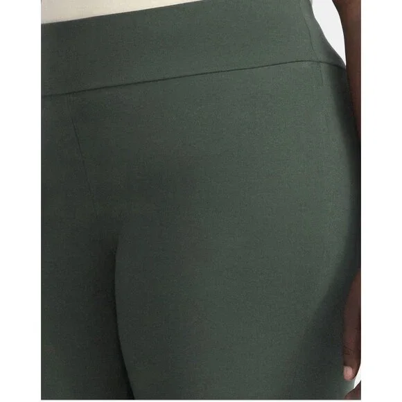 Terra & Sky 4X (28W-30W) High Waist  27" Inseam Dark Aloe Leggings leisure Gym - Picture 3 of 5